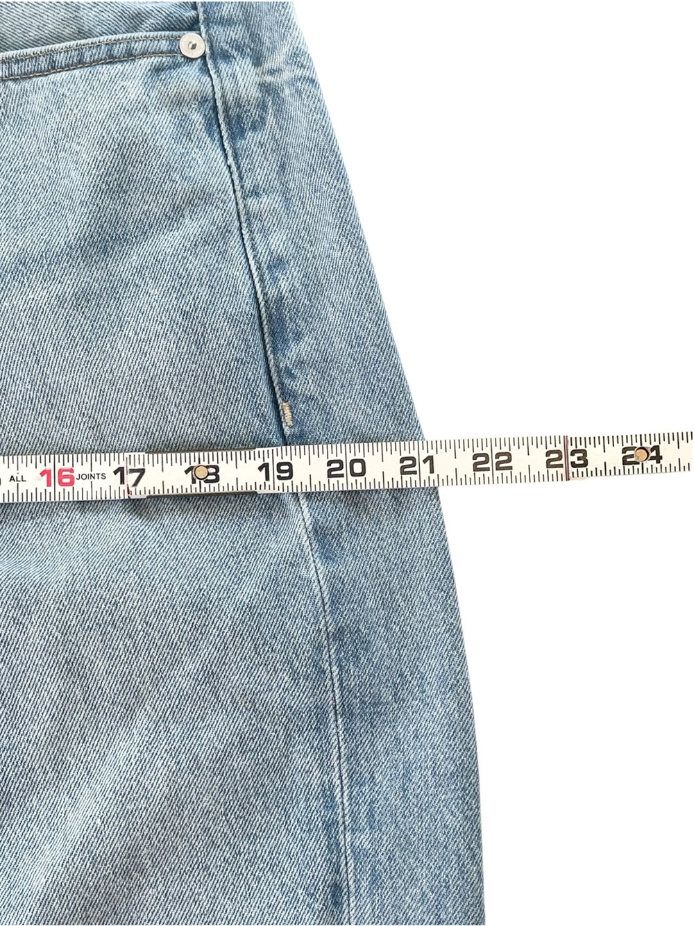 Citizens of Humanity Dahlia Bow Leg Baby Roll Jeans “Ribbon” Wash NWOT Size 28 - Picture 13 of 17